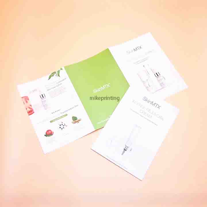 Coated Art Paper Cosmetic Folde
